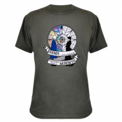 Камуфляжная футболка Wednesday and friends - PrintSalon