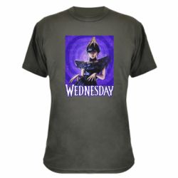 Камуфляжная футболка Wednesday art. - PrintSalon