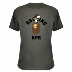 Камуфляжная футболка A bathing ape peanuts - PrintSalon