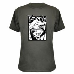 Камуфляжная футболка Ahegao Girl - PrintSalon