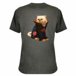 Камуфляжная футболка Akatsuki angry cat - PrintSalon