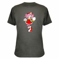 Камуфляжна футболка Amy Rose with smile - PrintSalon