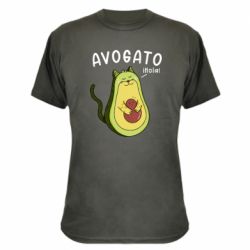 Камуфляжная футболка Avogato Cat - PrintSalon