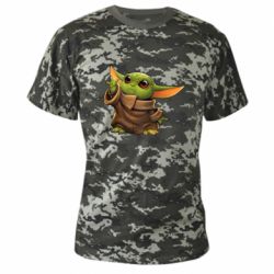 Камуфляжна футболка Baby Yoda Force - PrintSalon