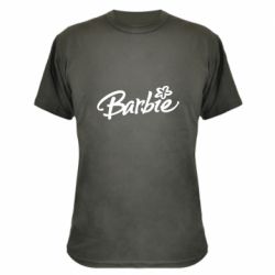 Камуфляжная футболка Barbie Logo - PrintSalon