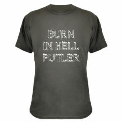 Камуфляжная футболка Born in Hell Putin - PrintSalon