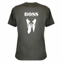Камуфляжная футболка Boss Costume - PrintSalon