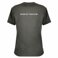 Камуфляжная футболка Boss of this Gym - PrintSalon