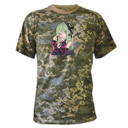 Камуфляжна футболка Chan love - PrintSalon