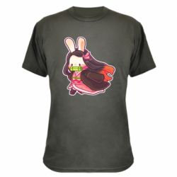 Камуфляжная футболка Chibi Bunny Kamado Nezuko-PrintSalon Камуфляжная футболка Chibi Bunny Kamado Nezuko