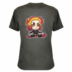 Камуфляжная футболка Chibi Senjuro Rengoku-PrintSalon Камуфляжная футболка Chibi Senjuro Rengoku