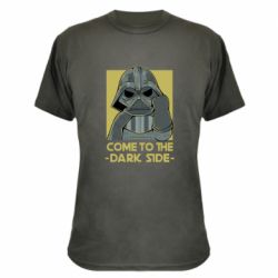 Камуфляжная футболка Come to the dark side - PrintSalon