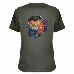 Камуфляжная футболка Cowboy Bebop abstraction - PrintSalon