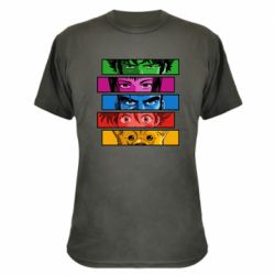 Камуфляжна футболка Cowboy Bebop Eyes - PrintSalon