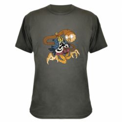 Камуфляжная футболка Creepy Hooty - PrintSalon