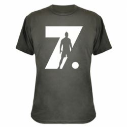 Камуфляжная футболка Cristiano Ronaldo Silhouette Art - PrintSalon