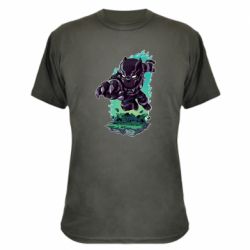 Камуфляжная футболка Cute Black panther - PrintSalon