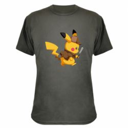 Камуфляжная футболка Cute Detective Pikachu - PrintSalon