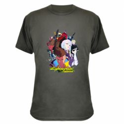 Камуфляжная футболка Cyberpunk: Edgerunners - PrintSalon