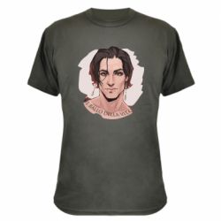 Камуфляжная футболка Damiano David  portrait - PrintSalon