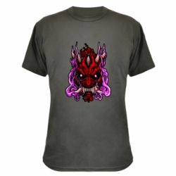 Камуфляжная футболка Darth Maul Japanese mask - PrintSalon