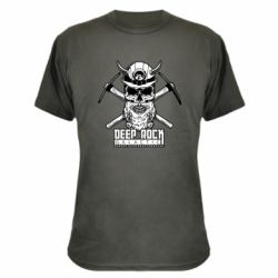 Камуфляжная футболка Deep Rock Galactic skull - PrintSalon