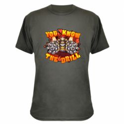 Камуфляжная футболка Deep Rock Galactic You know The drill - PrintSalon