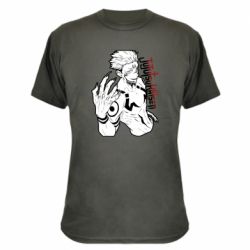 Камуфляжная футболка Demon Sukuna art - PrintSalon