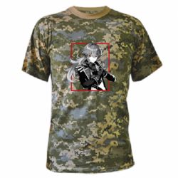 Камуфляжная футболка Diluc Genshin Impact - PrintSalon