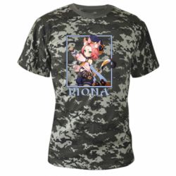 Камуфляжная футболка Diona Genshin Impact - PrintSalon