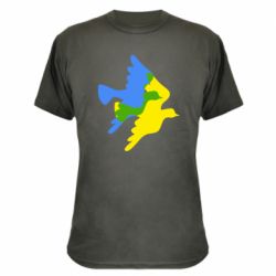 Камуфляжная футболка Dove flag of Ukraine - PrintSalon