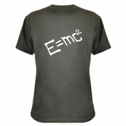 Камуфляжная футболка E=mc2 - PrintSalon