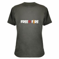Камуфляжна футболка Free fire and logo Garena - PrintSalon
