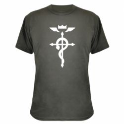 Камуфляжная футболка Fullmetal Alchemist Flamel - PrintSalon