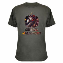 Камуфляжна футболка Genshin Halloween - PrintSalon