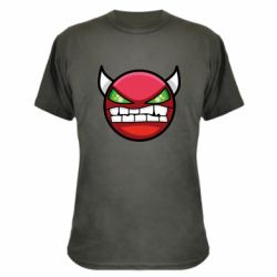 Камуфляжна футболка Geometry Dash Demon - PrintSalon