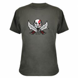 Камуфляжная футболка God of war Kratos vector - PrintSalon