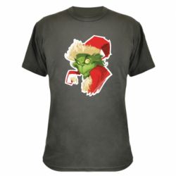Камуфляжна футболка Грінч портрет - PrintSalon