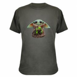 Камуфляжная футболка Grogu and Kermit - PrintSalon