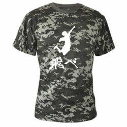 Камуфляжная футболка Haikyuu Hinata - PrintSalon