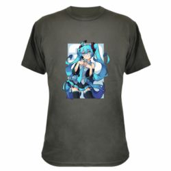 Камуфляжная футболка Hatsune Miku art - PrintSalon