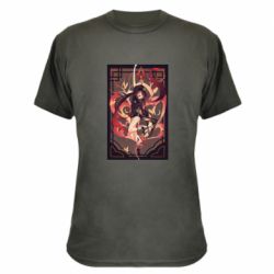 Камуфляжна футболка Ху Тао з Хомою - PrintSalon