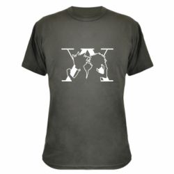 Камуфляжна футболка Hunter X Hunter Line Art - PrintSalon