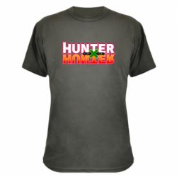 Камуфляжная футболка Hunter x Hunter logo - PrintSalon