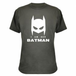 Камуфляжная футболка I Am Her Batman - PrintSalon