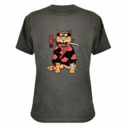 Камуфляжная футболка Japanese Akatsuki cat - PrintSalon