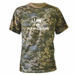 Камуфляжна футболка John Deere Logo, Tractor - PrintSalon