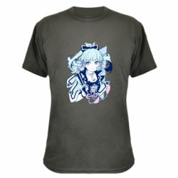 Камуфляжная футболка Kamisato Ayaka - PrintSalon