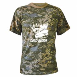 Камуфляжная футболка Kaneki Dead Inside - PrintSalon