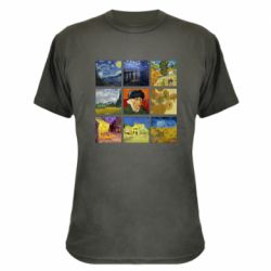 Камуфляжная футболка Картины Ван Гога - PrintSalon